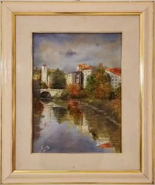 ArteDiAlina.com painting: Autumn in the village